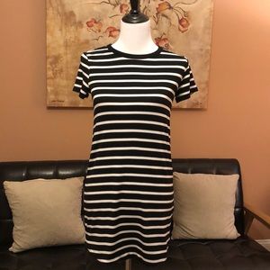 Striped t shirt dress